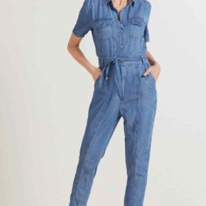 BB Dakota Size 6 Denim Chambray West Behavior Jumpsuit